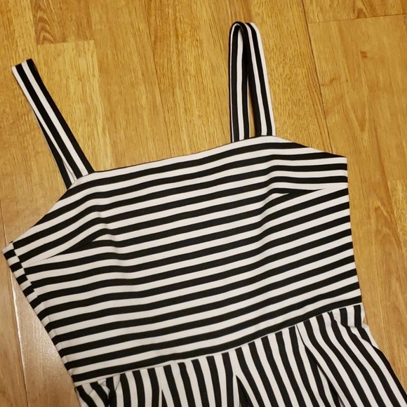 Brixton Ivy navy & white striped sundress small - Picture 2 of 4